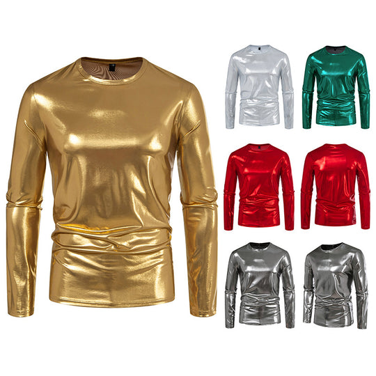 Damen Glänzendes Langarmshirt aus hochwertigem Material R&B