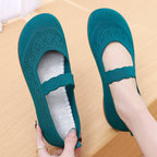 Damen Elegante und bequeme Ballerinas mit verstellbarem Riemen