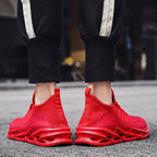 Damen Sportliche Sneakers mit atmungsaktiver Mesh-Oberfläche und dynamischem Dämpfungssystem R&B