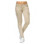 Damen Cargo-Hose mit elastischem Bund und praktischen Seitentaschen R&B