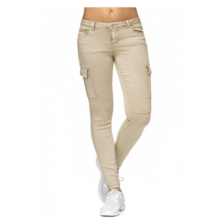 Damen Cargo-Hose mit elastischem Bund und praktischen Seitentaschen R&B