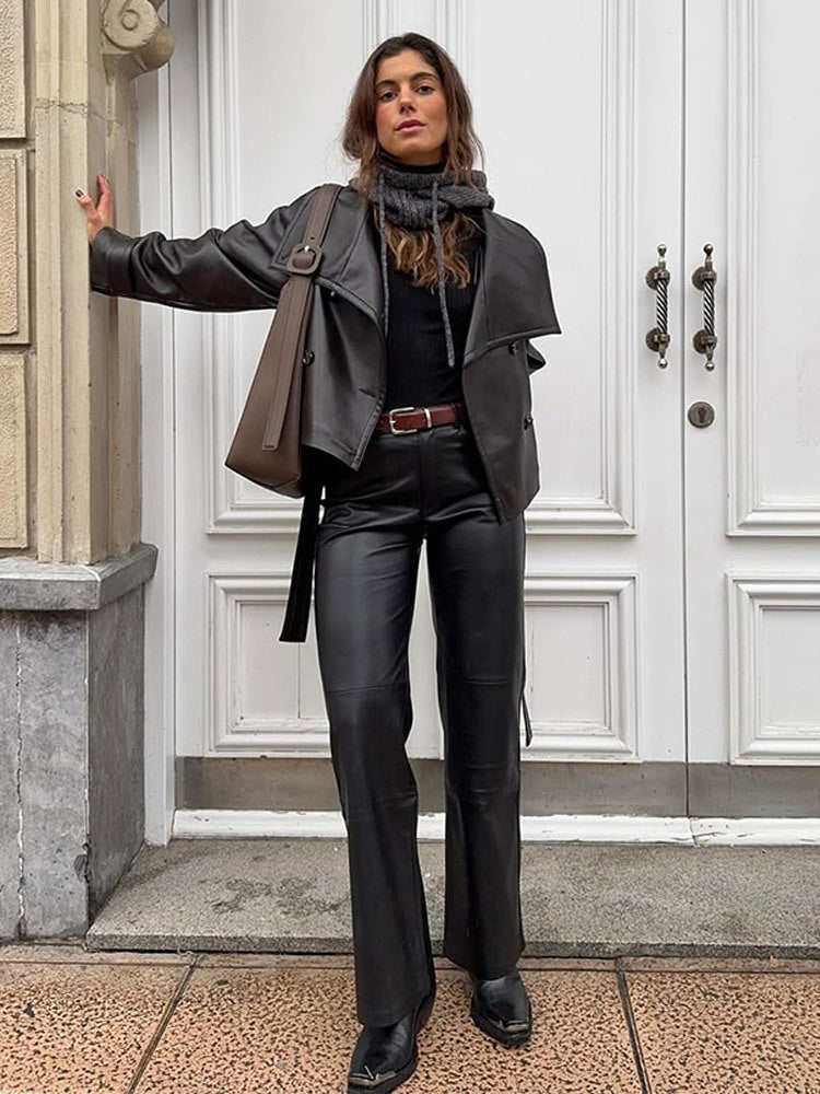 Damen jacke mit modischem asymmetrischen Schnitt R&B