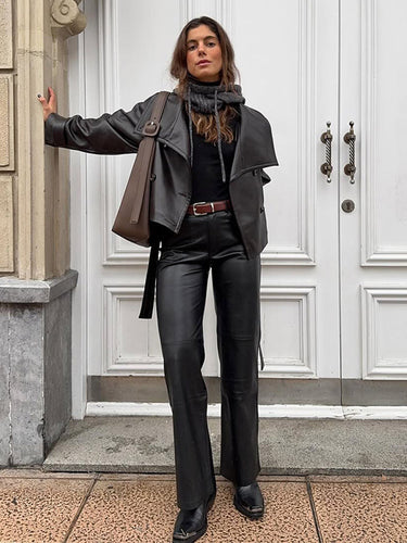 Damen jacke mit modischem asymmetrischen Schnitt R&B