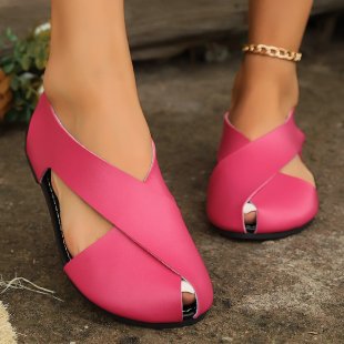 Damen Riemchen-Sandalen mit geschwungenem Design R&B