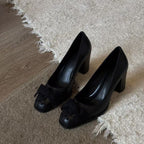 Damen Elegante Pumps mit dekorativem Schleifen-Detail