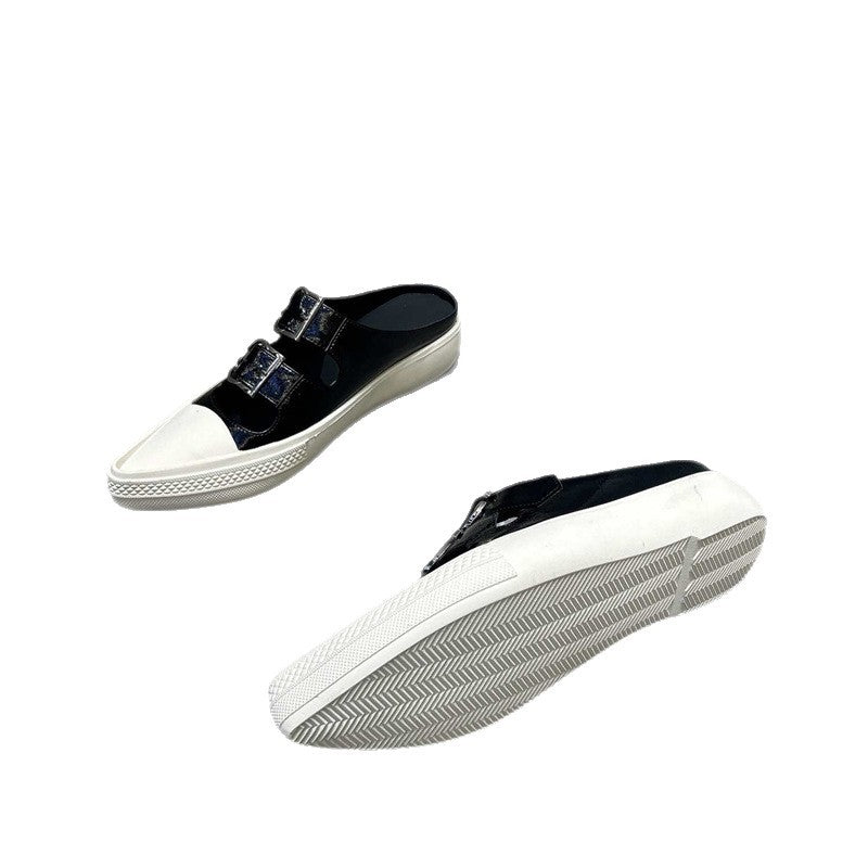 Damen Sneakers mit verstellbaren Schnallen und zeitgemäßem Design R&B