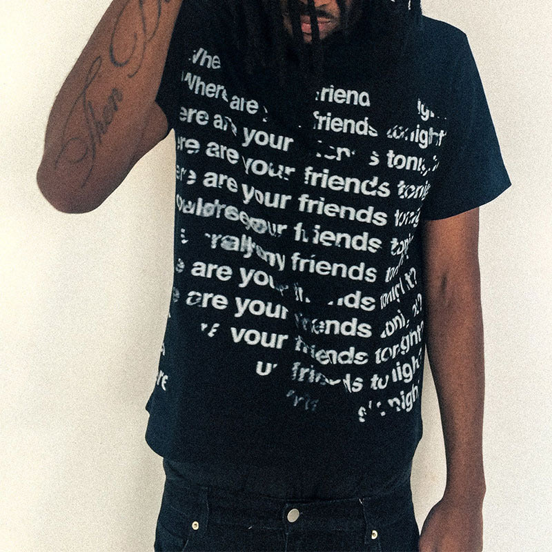 Damen Grafik-Print T-Shirt R&B