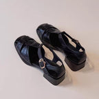 Damen elegante Sandalen mit Blockabsatz