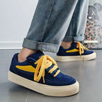 Damen Sportliche Sneaker mit modischem Veloursleder und bequemer Gummisohle R&B