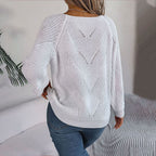 R&B | Strickpullover mit Knopfdetails Acryl/baumwolle Lockere Passform
