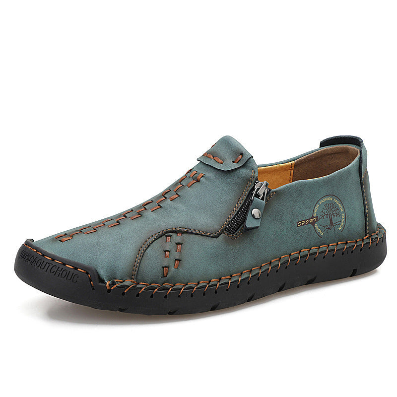 Herren lässige Leder Slipper R&B