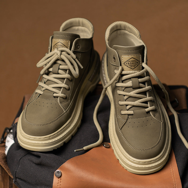 Damen Robuste High-Top Sneakers mit trendigem Design und atmungsaktiver Sohle R&B