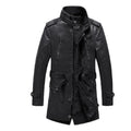 Herren Klassische Biker Lederjacke