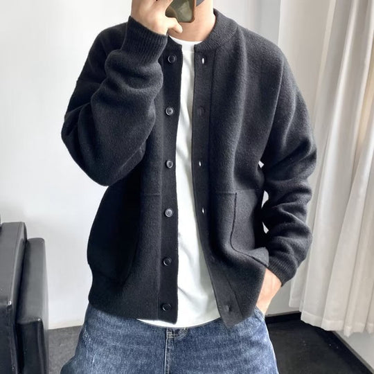 R&B | Klassische Herren-Strickjacke
