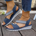 Damen Sandalen mit ergonomischer Sohle und modischem Riemendesign R&B