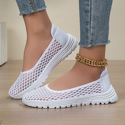 Damen Bequeme Freizeitschuhe mit atmungsaktiver Mesh-Oberfläche R&B