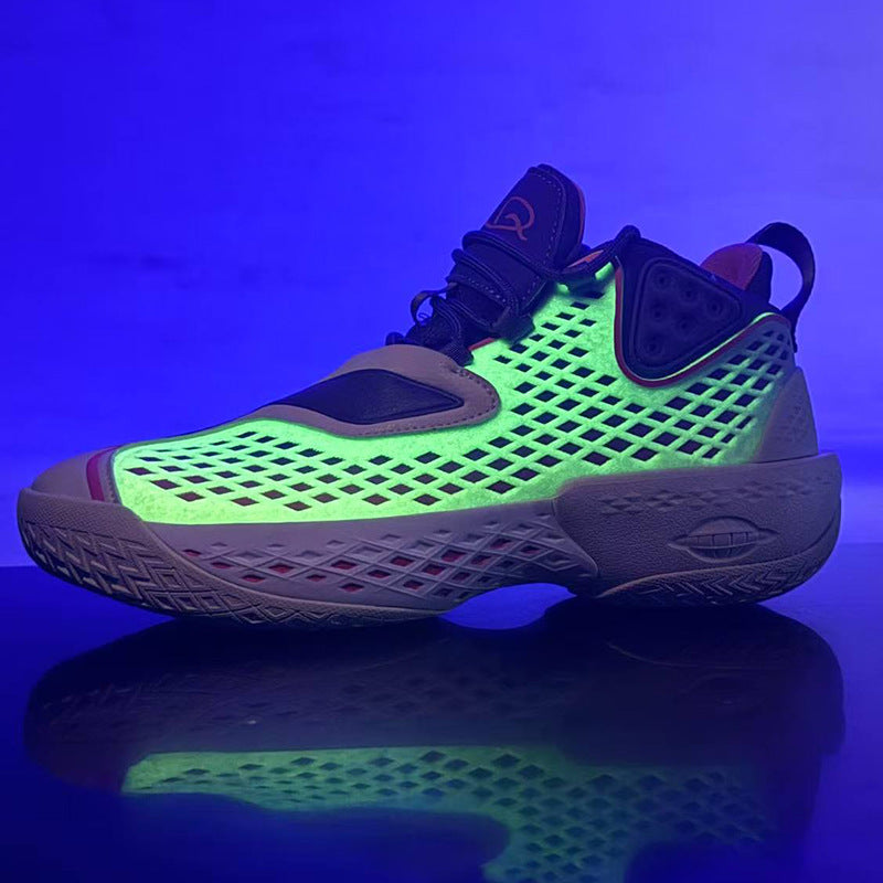 Damen Sportliche und atmungsaktive Basketball-Sneaker mit dämpfender Sohle R&B