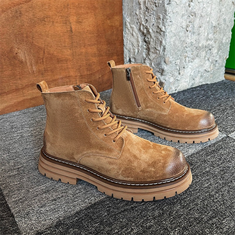 Herren Robuste Schnürstiefel mit gepolsterter Sohle