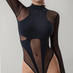 Damen Hightech Bodysuit mit innovativem Mesh-Design R&B