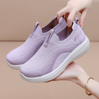 Damen Bequeme Slip-On Sneakers mit flexiblem Komfortdesign R&B