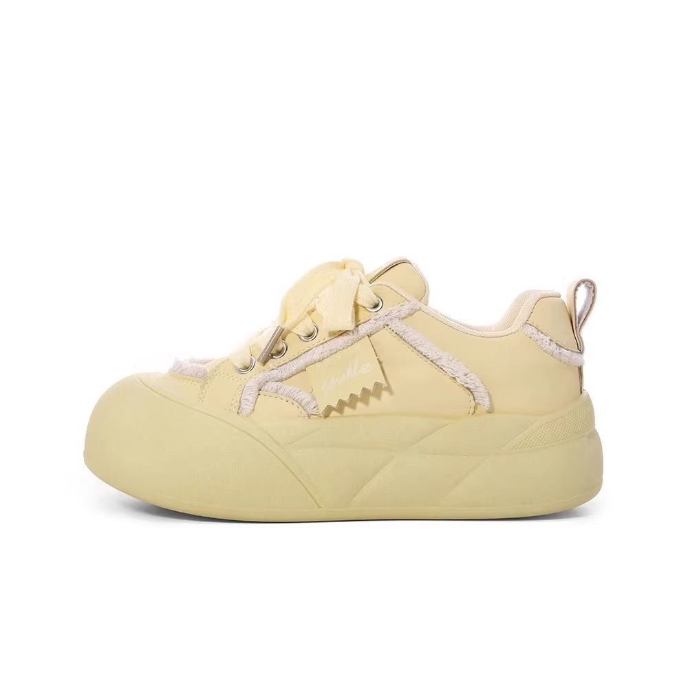 Damen Modische Plateausneaker mit lässigem Design und komfortabler Dämpfung R&B