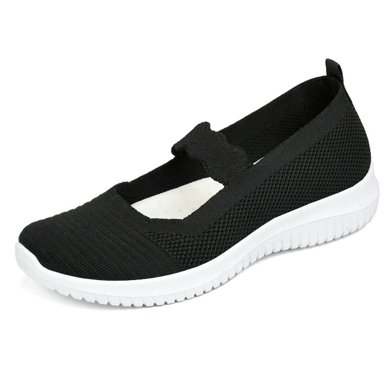 Damen Sportliche Slipper mit elastischem Bändchen R&B