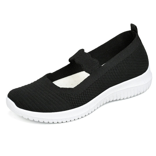 Damen Sportliche Slipper mit elastischem Bändchen R&B