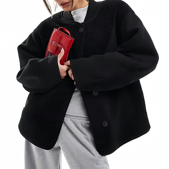 Damen Übergröße Steppjacke R&B