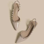Damen Slingback-Pumps mit modischen Nieten R&B
