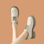 Damen modische Schnürschuhe mit komfortabler Plateau-Sohle