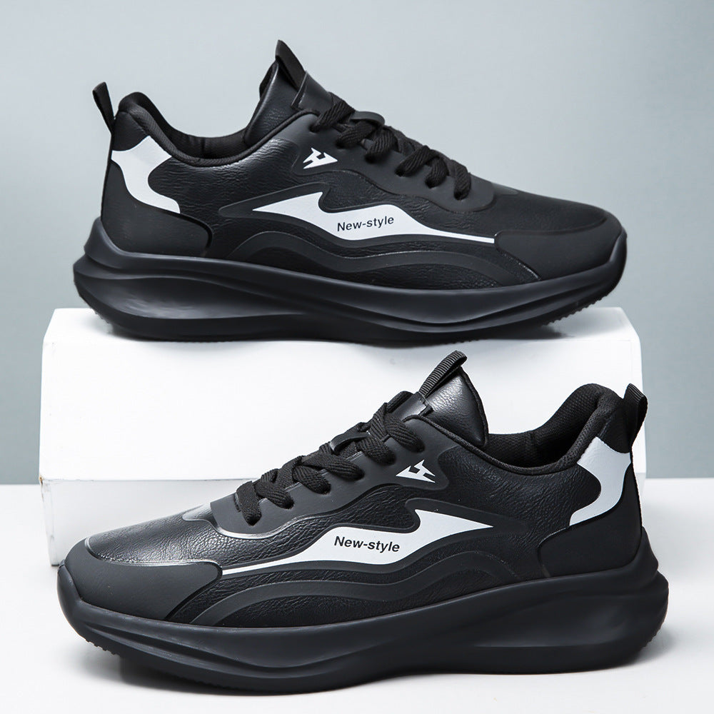 Damen Trendige Schnürsenkel Sneaker mit stoßdämpfender Sohle