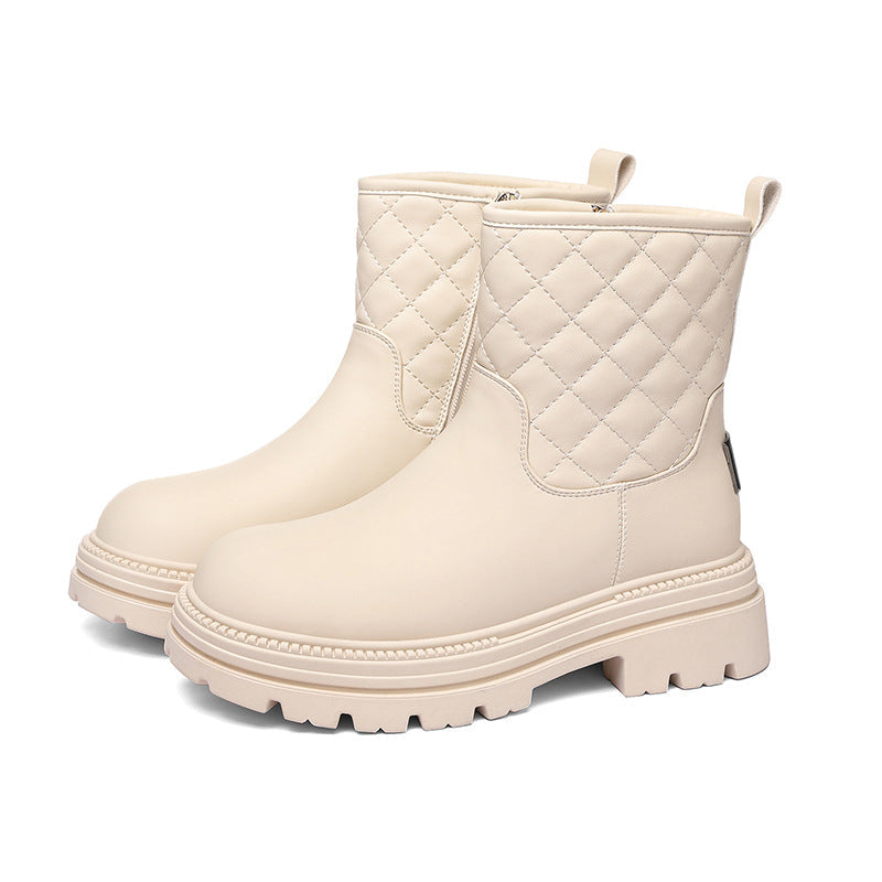 Damen Winterboots mit weichem Innenfutter und robustem Außenmaterial R&B
