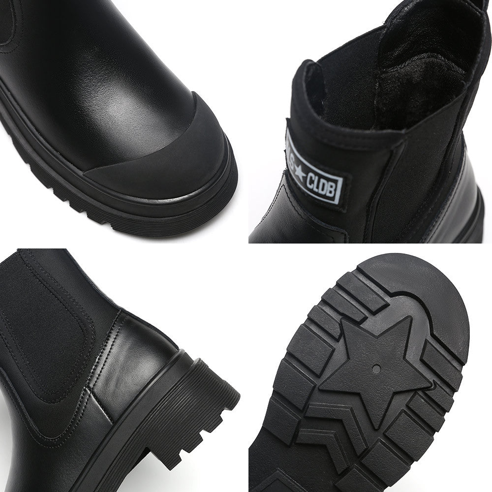 Damen modische Chelsea-Stiefel mit robustem Sohlenprofil R&B