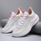 Damen Lauf-Sneaker mit atmungsaktiver Obermaterialstruktur und dämpfendem Fußbett