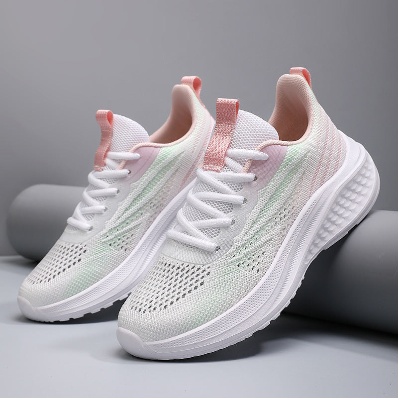 Damen Lauf-Sneaker mit atmungsaktiver Obermaterialstruktur und dämpfendem Fußbett