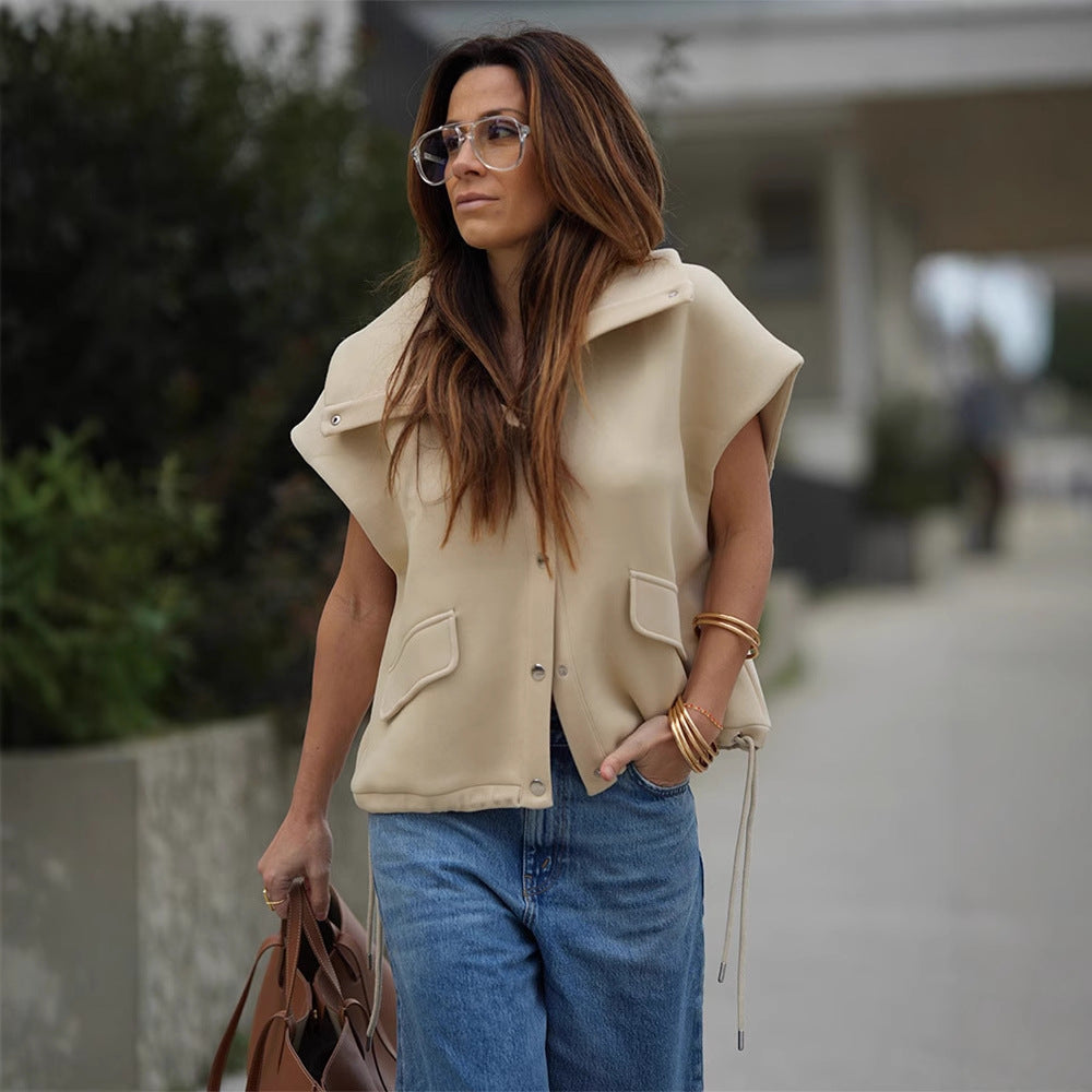 Damen gesteppte Utility-Weste R&B