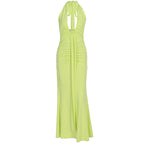 Damen Elegantes Kleid mit tiefem V-Ausschnitt und figurbetontem Schnitt R&B