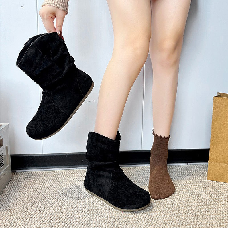 Damen Bequeme Winterstiefel mit weichem Innenfutter und rutschfester Sohle