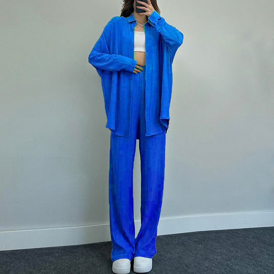 Damen lässiger Overall mit schickem Hemd R&B