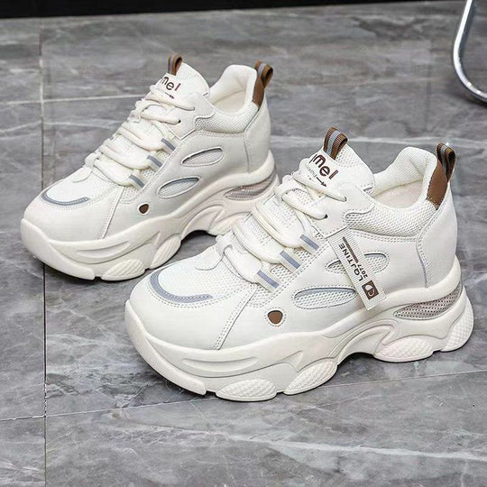 Damen Sportliche Chunky Sneakers mit atmungsaktiver Mesh-Oberfläche und dämpfender Sohle R&B