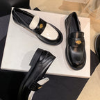 Damen modische Mokassins mit eleganter Schnallenverzierung