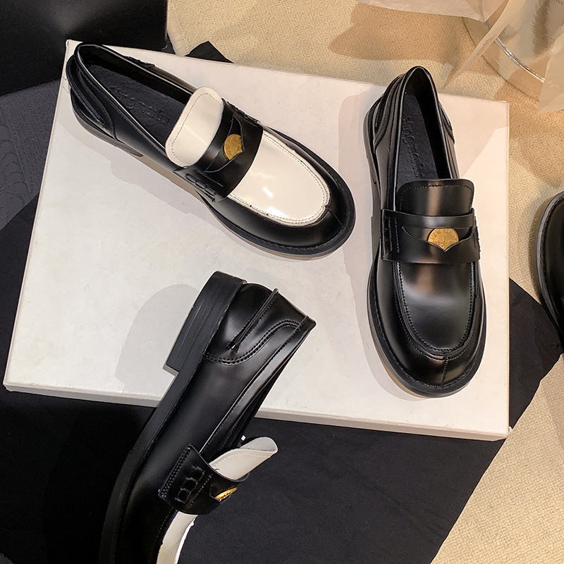 Damen modische Mokassins mit eleganter Schnallenverzierung