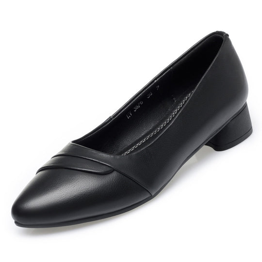 Damen Elegante Pumps mit schickem Rüschendetail und bequemem Blockabsatz R&B