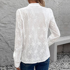 Damen Bluse mit feiner Stickerei R&B