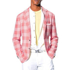 Herren moderner Karoblazer R&B
