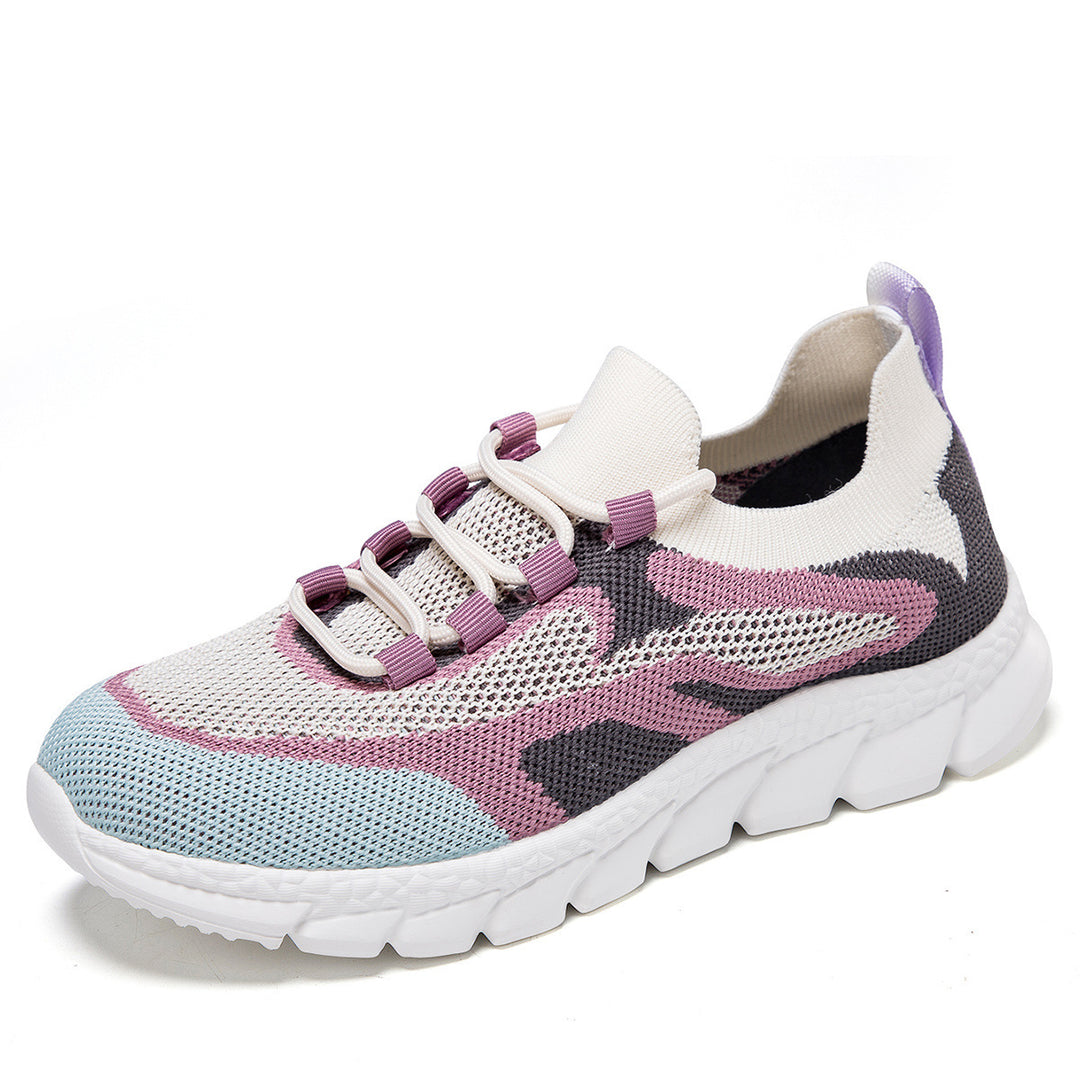 Damen Leichte Sportschuhe mit atmungsaktivem Mesh-Obermaterial und rutschfester Sohle R&B