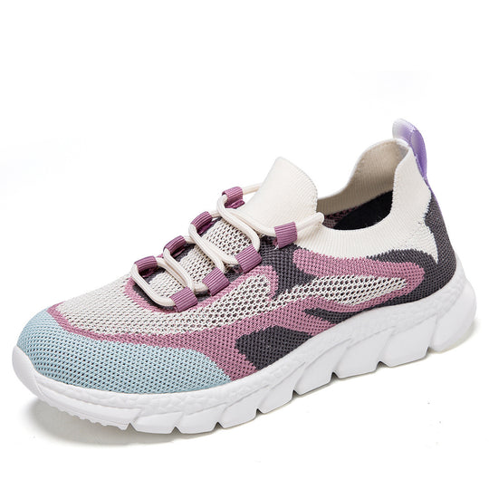 Damen Leichte Sportschuhe mit atmungsaktivem Mesh-Obermaterial und rutschfester Sohle R&B