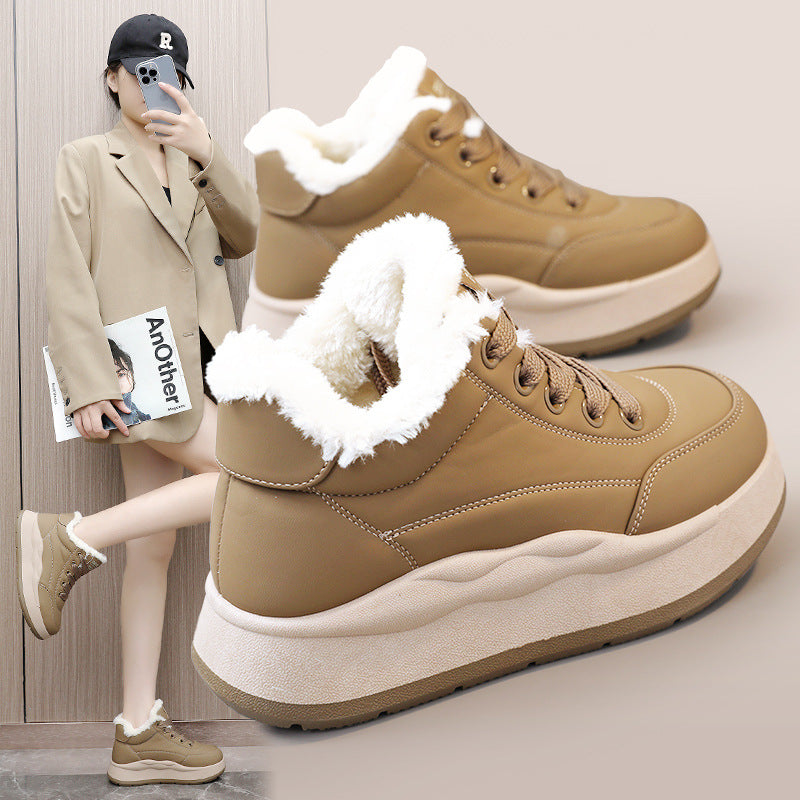 Damen Winter Sneaker mit kuscheligem Innenfutter und rutschfester Sohle R&B