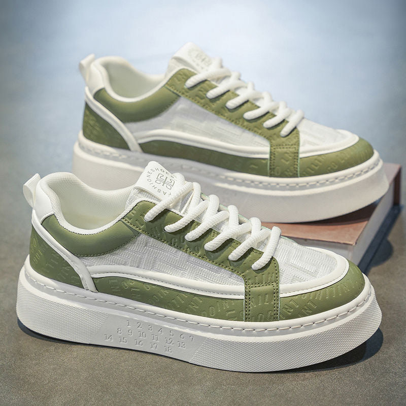 Damen Sportliche Sneaker mit atmungsaktiver Mesh-Oberfläche und rutschfester Sohle R&B