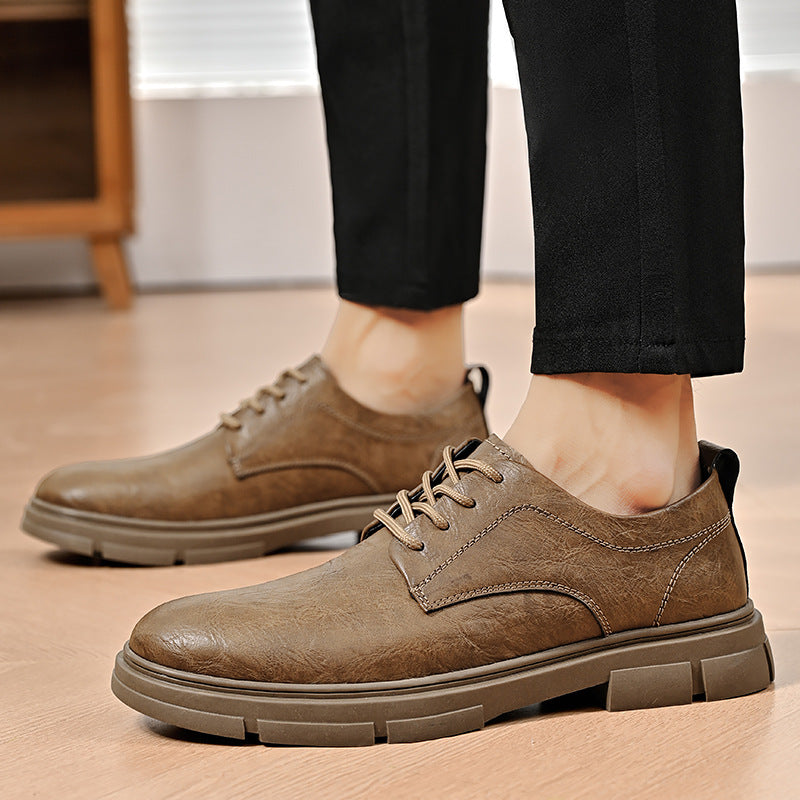 Herren elegante Schnürschuhe mit rutschfester Sohle R&B